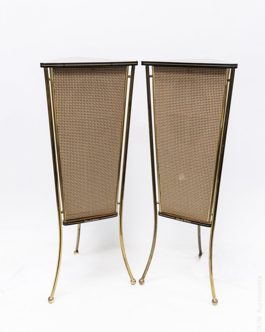 Pair Of Schaub Lorenz Stereovox Speakers.