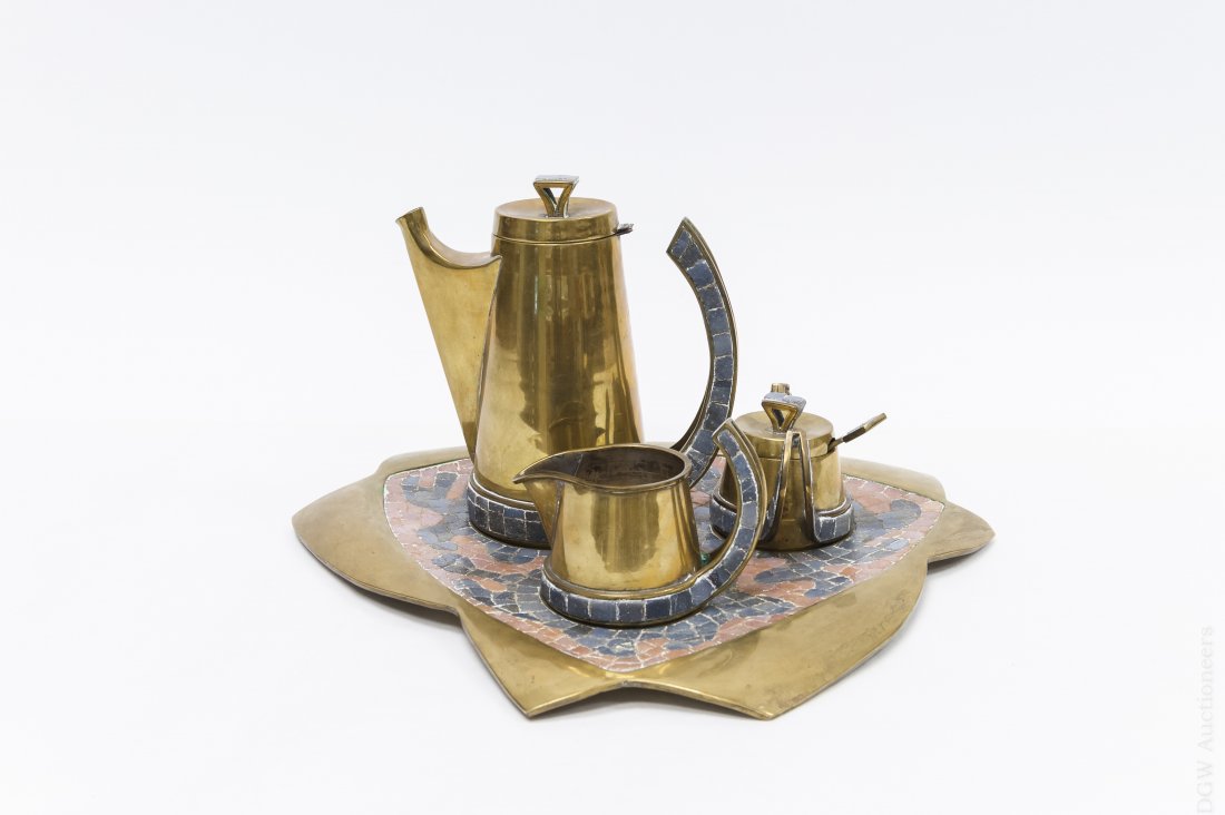 Salvador Teran Mexican Brass Coffee Service. (1 of 10)