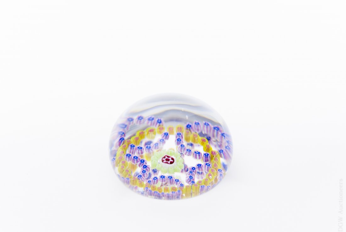 Baccarat Millefiori Paperweight. (1 of 6)