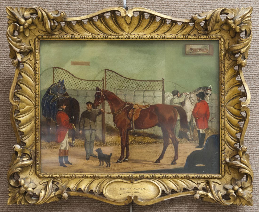 Henry Alken Oil on Board. (1 of 10)