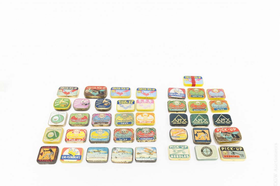 (40) Vintage Gramophone Needle Tins. (1 of 4)