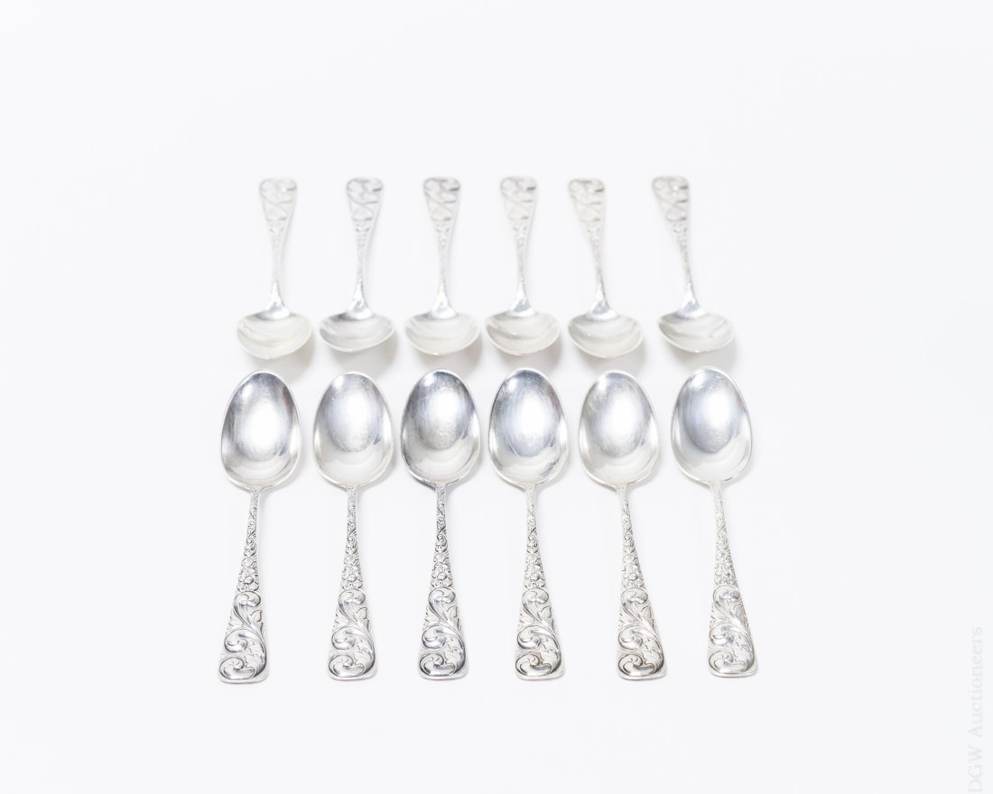 J.R. Reed, Set of (12) Sterling Silver Teaspoons. (1 of 4)