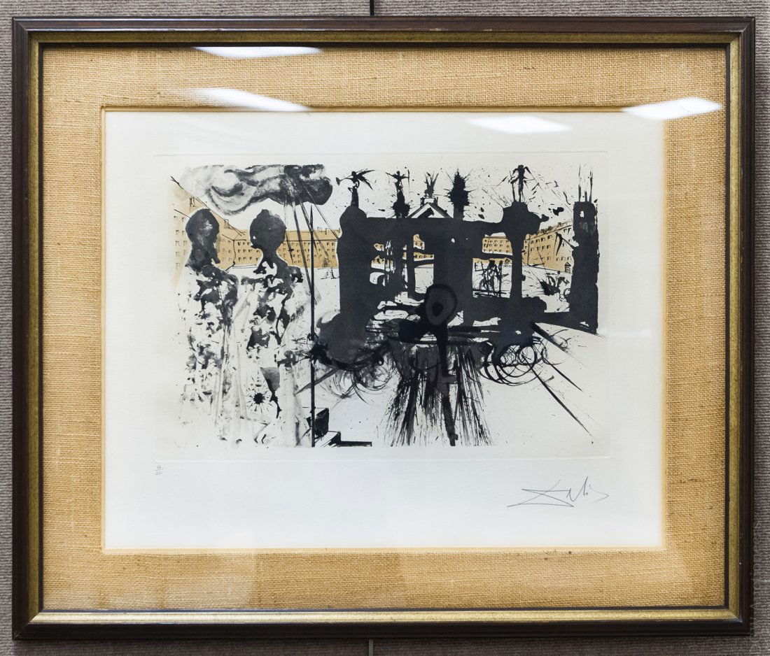 Signed and Numbered Dali Lithograph. (1 of 4)