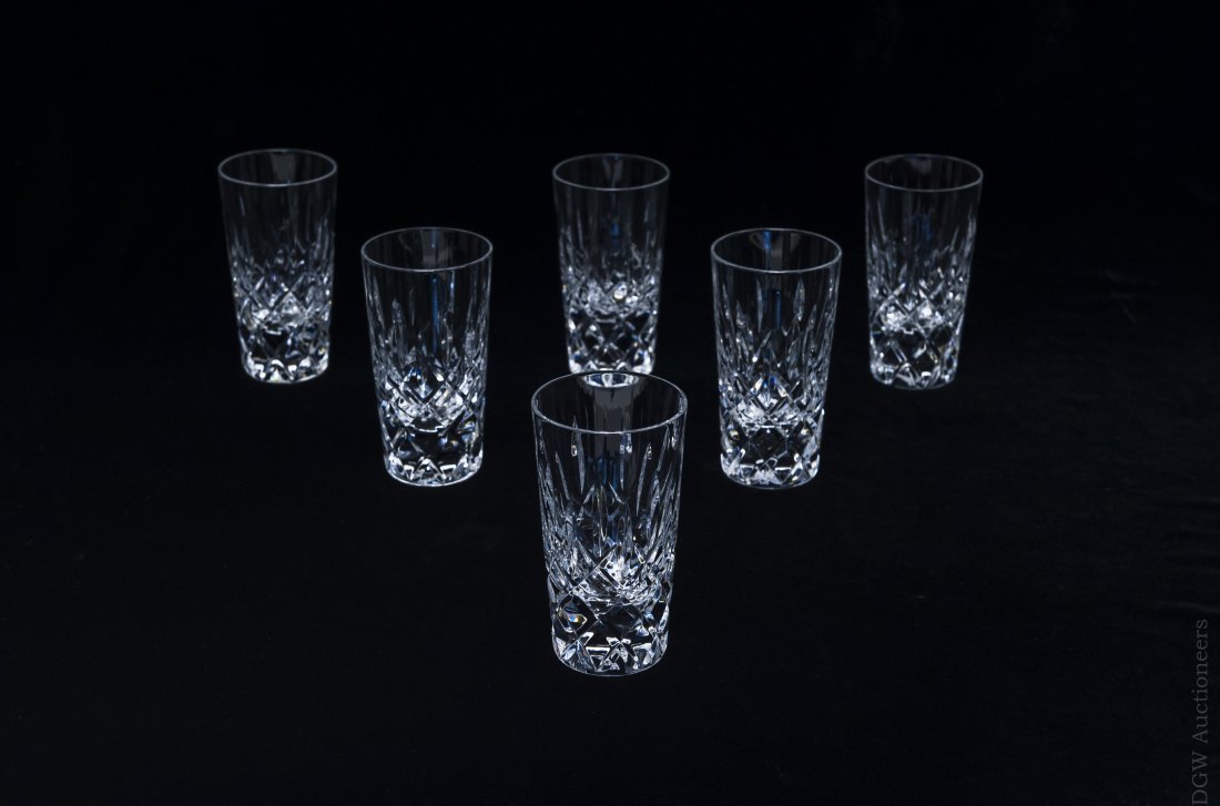 Set of (6) Faberge Crystal Glasses. (1 of 4)