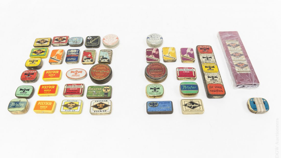 (40) Vintage Gramophone Needle Tins. (1 of 4)