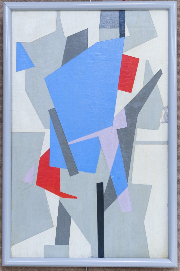 Carl Holty Abstract Oil on Canvas Board. (1 of 9)