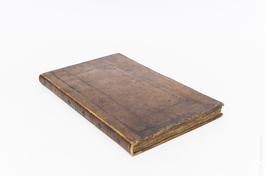 17th C. Leather Bound Volume,  Proceedings of (1 of 7)