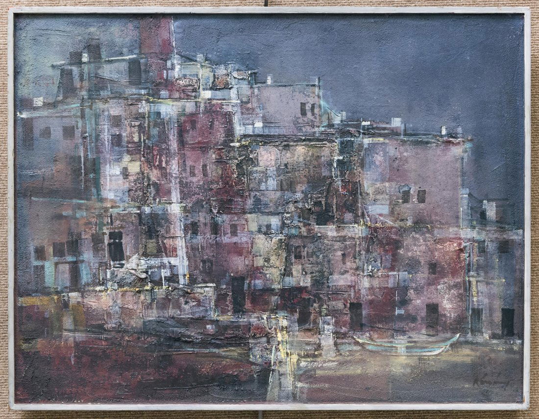 Pawel Kontny Oil on Board, Spanish Landscape. (1 of 7)