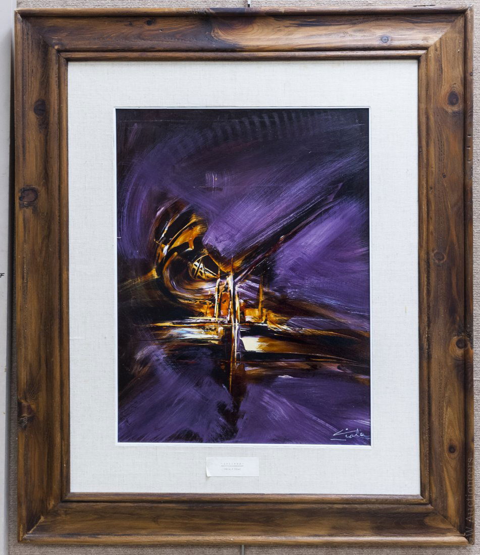 Manuel Viola, Oil on Board. "Galerna". (1 of 8)