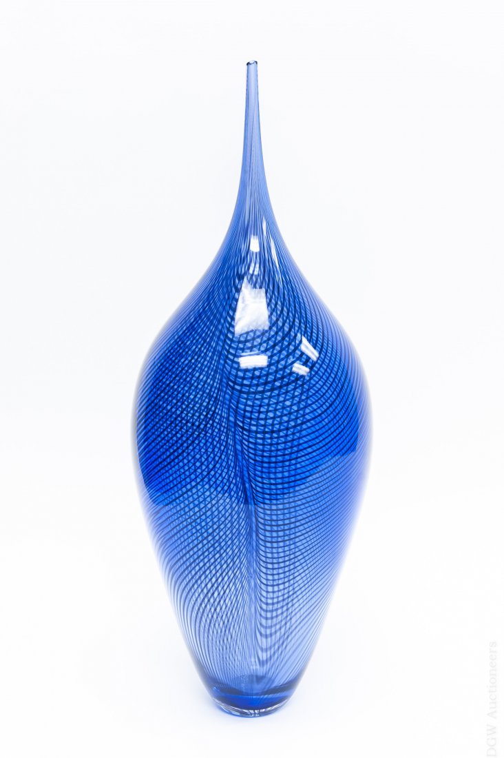 Murano Art Glass Needle Nose Vase. (1 of 8)