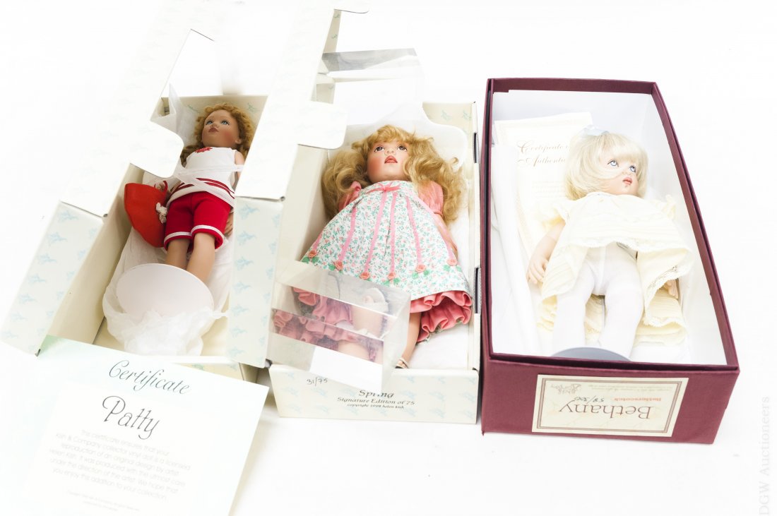 (3) Helen Kish Dolls in Original Boxes. (1 of 5)