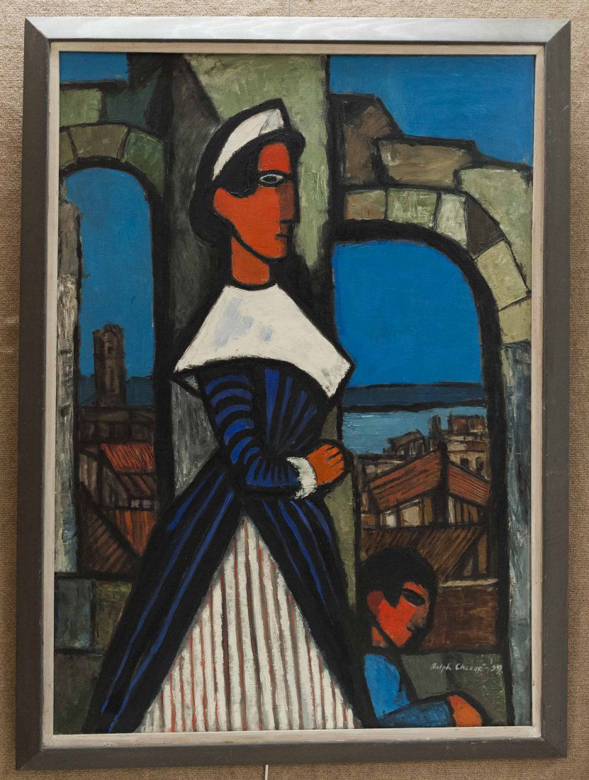 Ralph Chesse Oil on Canvas. (1 of 6)