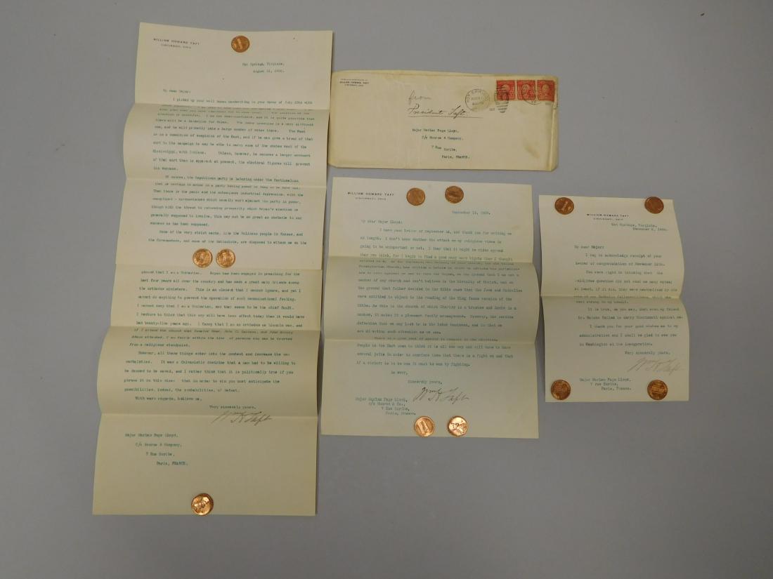(3) Letters: William Howard Taft to Harlan Page Lloyd. (1 of 5)