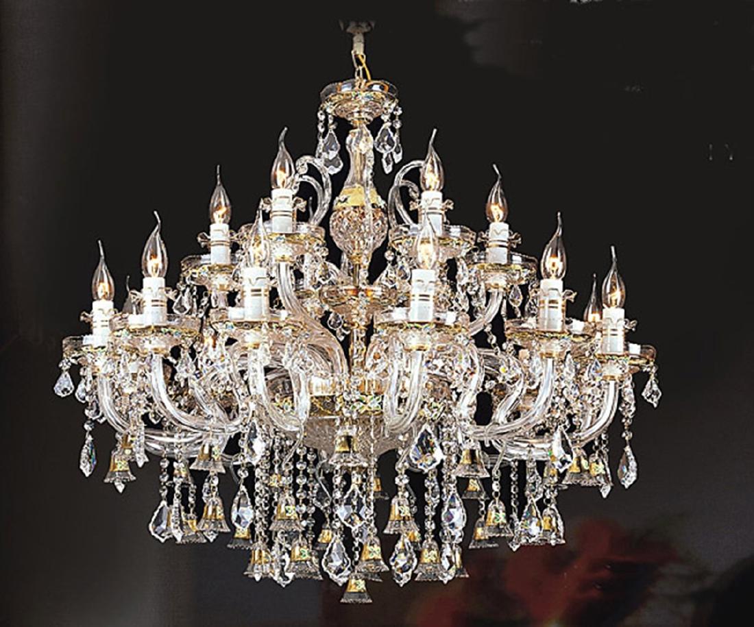 Golden Bell Crystal Chandelier (1 of 1)
