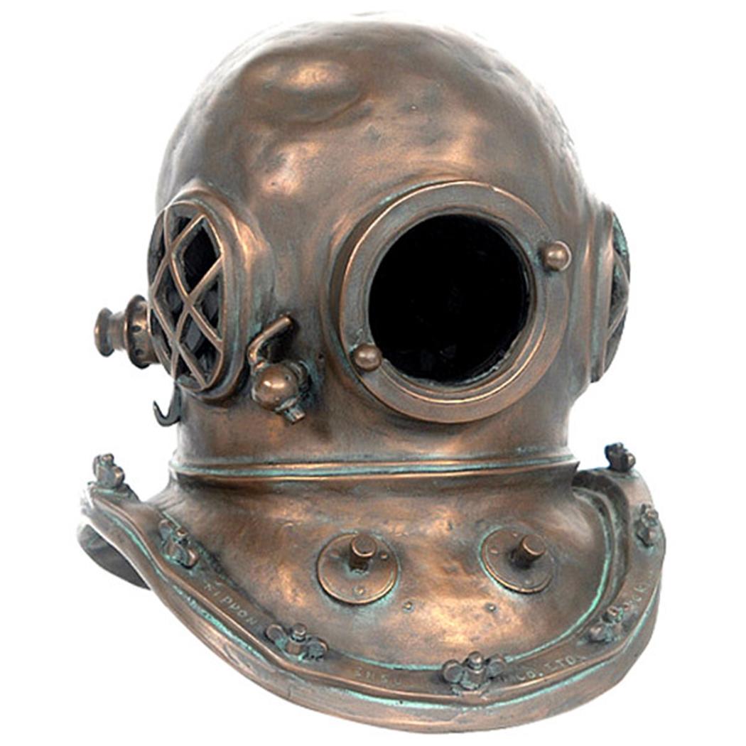 Diving Helmet: Diving Helmet … Diving Helmet. This replica features an old-fashioned deep diving helmet with its handpainted finish and detailed design gives the look of the true copper helmet. This beautifully cr