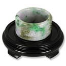 One Of A Kind  Carved Green & Lavender Jadeite Jade