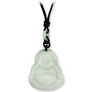 ONE OF A KIND GREEN JADEITE JADE BUDDHA NECKLACE