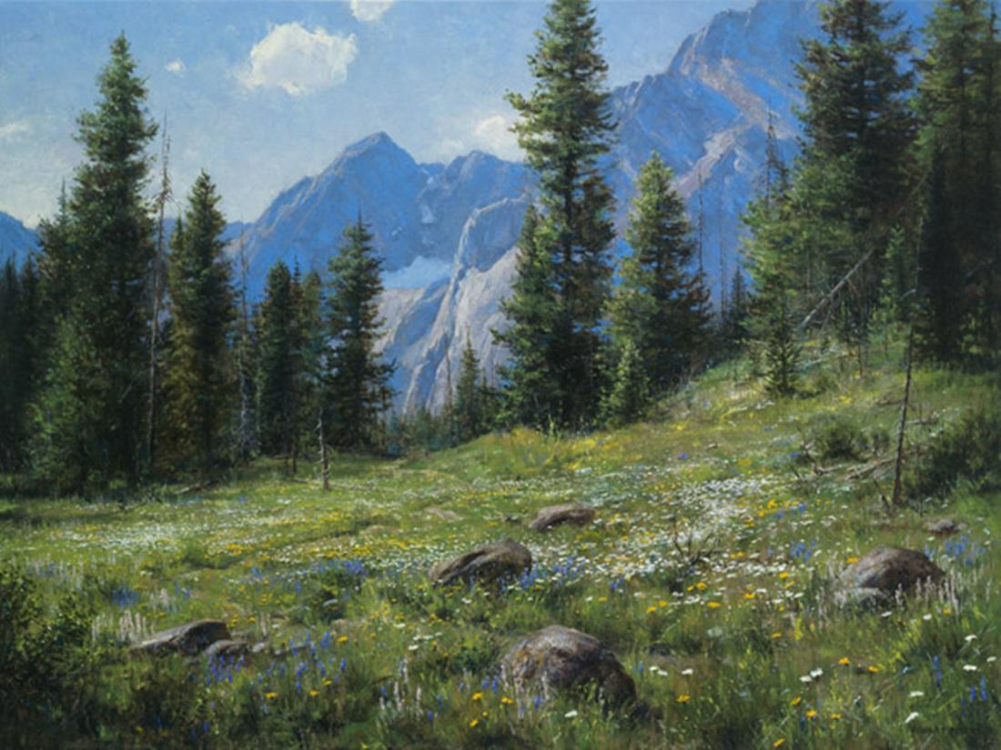 June Serenade ~ Robert Peters: June Serenade ~ Robert Peters ~ Dimensions: 12 x 16 ~ Giclee on Canvas ~ Edition Size: Open ~ Release Date: 7-2016