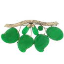 Natural Green Jade Pin