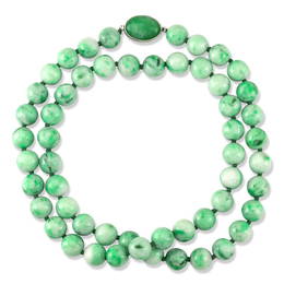 Natural Green Jade Necklace