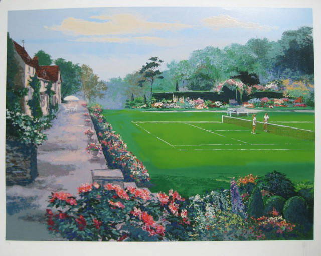 Mark King Lawn Tennis Hand Signed Limited Ed. Seri