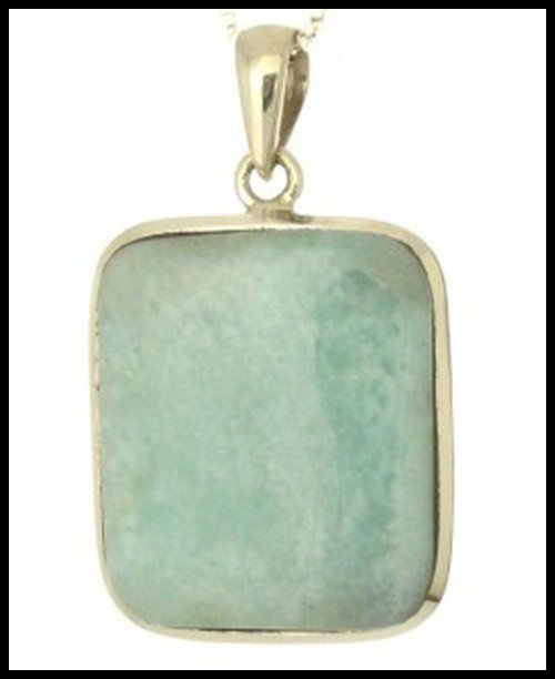 Rectangular Larimar