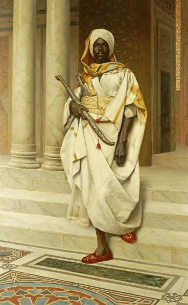 LUDWIG DEUTSCH"THE EMIR": This Is A LUDWIG DEUTSCH Giclee on CANVAS Titled "THE EMIR"Measuring - 18 5/8 x 30 in.This Giclée is high-resolution and of the highest quality, has a color permanence rating in excess of 100 years. 