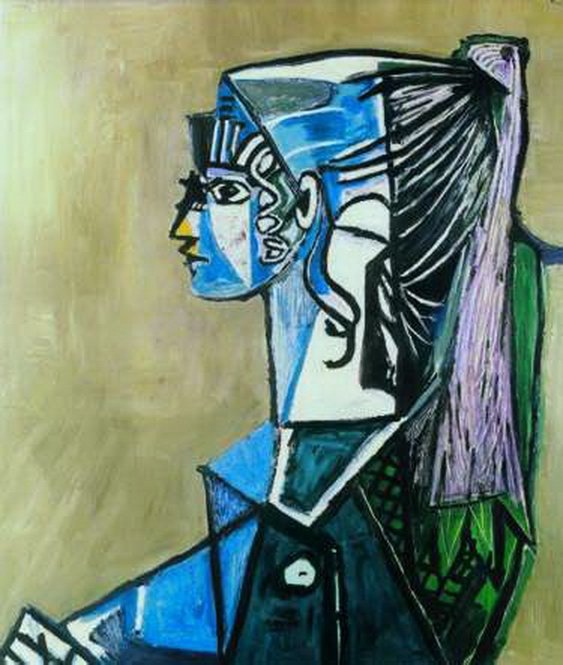 #10 PORTRAIT OF SYLVETTE DAVID PICASSO ESTATE SIG: Pablo Picasso (Estate Collection Domaine) Giclée Lithograph Print Titled "Portrait Of Sylvette David." This Artwork Is Magnificent With Brilliant Rich Colors And Visual Sweep. This Is An Authentic Es