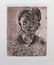 9T: Paul Cezanne HEAD OF A YOUNG GIRL Restrike Etching