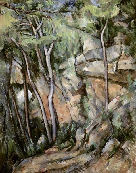 PAUL CEZANNE "IN THE PARK OF CHATEAU NOIR": Paul Cezanne"In The Park Of Chateau Noir"23 3/4 X 30 In. This Giclée Is High-Resolution And Of The Highest Quality, Has A Color Permanence Rating In Excess Of 100 Years. Printed On Canvas, This Beaut