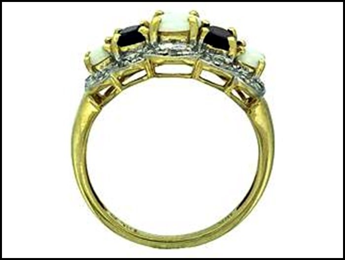 MULTI-GEM RING - 2