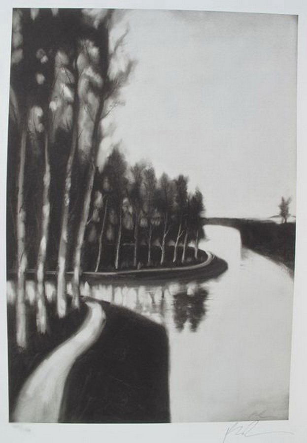 PAUL POWIS EN LOIRE II HAND SIGNED LIMITED ED. G: Limited Edition Hand Signed Giclee By Paul Powis Titled "En Loire Ii". Medium: Giclee On Paper Signed And Numbered By The Artist. This Piece Is Numbered From An Edition Size Of 195. Paper Measures: 23