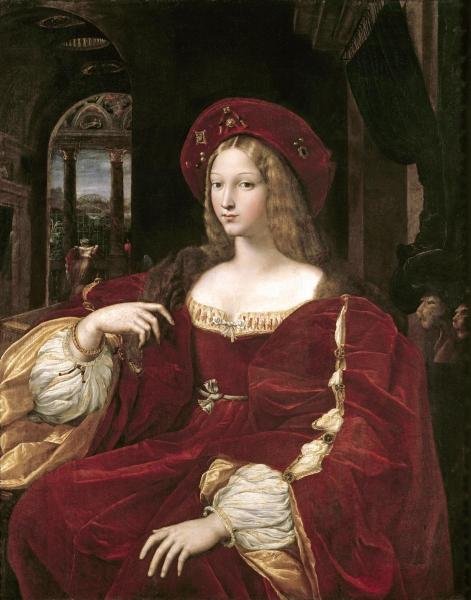RAPHAEL "PORTRAIT OF JOANNA OF ARAGON": This Is A Raphael Giclee On Canvas Titled "Portrait Of Joanna Of Aragon" Measuring - 28 1/4 X 36 In. This Giclée Is High-Resolution And Of The Highest Quality, Has A Color Permanence Rating In Excess