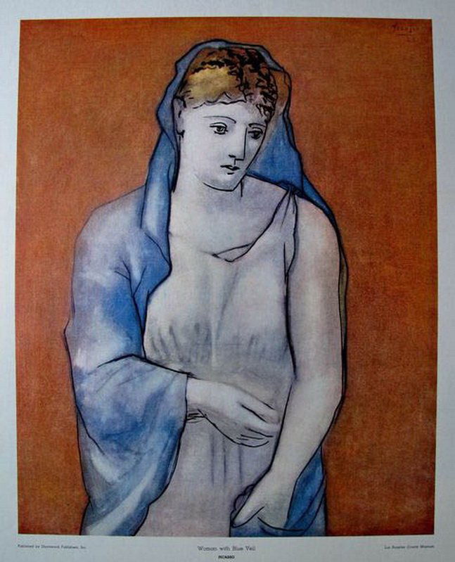 17T PABLO PICASSO WOMAN WITH BLUE VEIL PLATE SIGNED L Jun 12, 2012