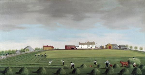 FRANCIS ALEXANDER "RALPH WHEELOCKS FARM": This Is A Francis Alexander Giclee On Canvas Titled "Ralph Wheelocks Farm" Measuring - 44 X 22 7/8 In. This Giclée Is High-Resolution And Of The Highest Quality, Has A Color Permanence Rating In Exce