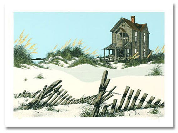 DAVID MANN HAUNTED LIMITED ED. HAND SIGNED: Lithograph Hand Signed By David Mann Titled "Haunted". Made On Archival Quality Paper. This Piece Was Hand Signed By David Mann Himself. Pencil Numbered From A Limited Edition Of 1000. Image Measures