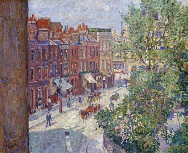 SPENCER FREDERICK GORE "MORNINGTON CRESCENT": Spencer Frederick Gore"Mornington Crescent"40 X 31 5/8 In. This Giclée Is High-Resolution And Of The Highest Quality, Has A Color Permanence Rating In Excess Of 100 Years. Printed On Canvas, This Bea