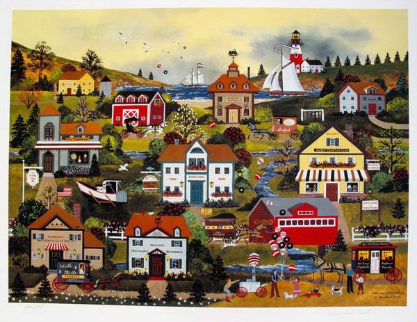 JANE WOOSTER SCOTT WONDERS OF OUR NATION HAND SIG: Jane Wooster Scott Limited Edition Hand Signed Lithograph Titled "Wonders Of Our Nation". This Piece Is Pencil Hand Signed By Jane Wooster Scott. Fully Guaranteed Authentic. This Piece Is Numbered Fro