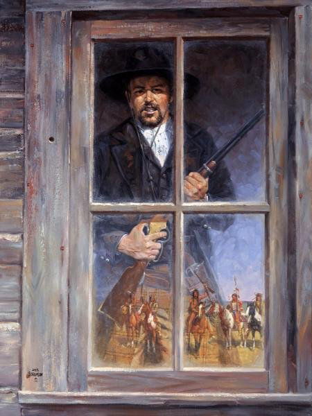JACK SORENSON - A LEGEND BY SUNDOWN: Jack Sorenson - A Legend By Sundown - Giclée On Canvas - 36 X 48 In.