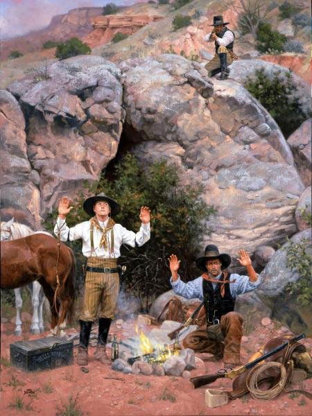JACK SORENSON - EASY TO COME BY, HARD TO GET AWAY: Jack Sorenson - Easy To Come By, Hard To Get Away With - Giclée On Canvas - 36 X 48 In.