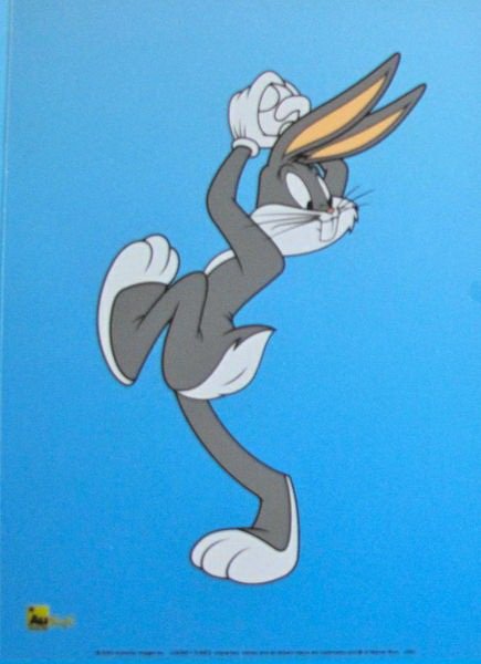 WARNER BROS BUGS BUNNY BASEBALL SERICEL CEL: This Is A Limited Edition Sericel Of Warner Bros Looney Tunes Bugs Bunny. This Fantastic Animation Features Bugs Pitching A Baseball As He Appeared In The 1970'S Cartoons. This Cel Measures 8 By 6 Inc