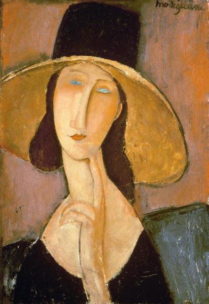 AMEDEO MODIGLIANI - HEAD OF A WOMAN: Amedeo Modigliani - Head Of A Woman - Giclée On Canvas - 30 1/4 X 44 In. A Giclée Print Is The Highest Quality Print Available Today. Because There Is No Visible Dot Screen Pattern, The Resulting Im