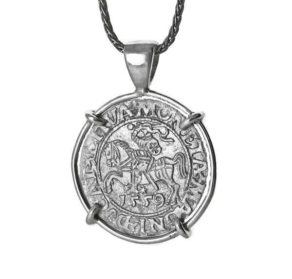 CHARGING KNIGHT OF LITHUANIA, 1500'S: The Charging Knight Has Been Used As The State Emblem Of Lithuania Since 1366. Lore Has It That The Knight Is Chasing Invaders Out Of His Country. Lithuania Is Situated On The Baltic Sea West Of Swede