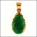 585K: NATURAL GREEN JADE PENDANT