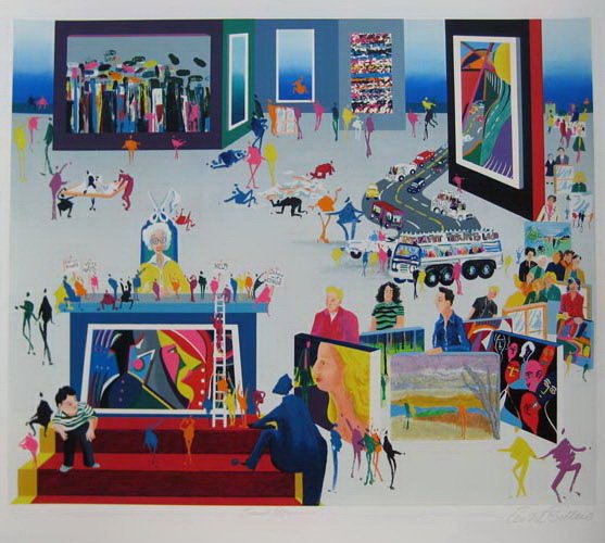 LEO POSILLICO SECOND OPINION LIMITED ED. HAND SIG: Leo Posillico Second Opinion Limited Ed. Hand Signed Serigraphthis Is A Leo Posillico Hand Signed Limited Edition Serigraph Titled "Second Opinion". Beautiful Mixed Media Serigraph On Extra Thick Arch