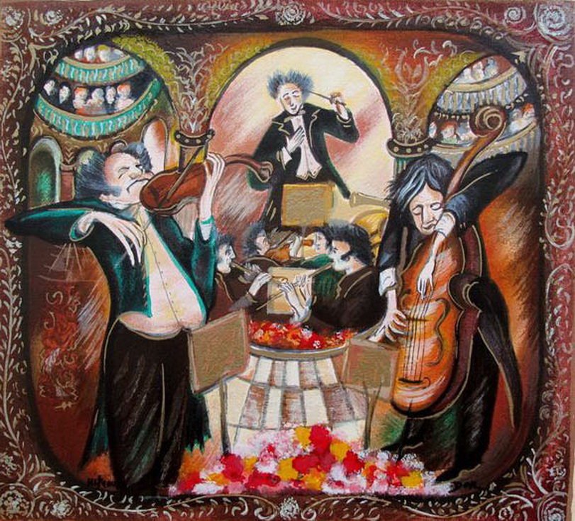 YAIR DOR VIOLIN AND CELLO HAND SIGNED LIMITED ED.: Yair Dor Violin And Cello Hand Signed Limited Ed. Serigraphthis Is A Hand Signed Serigraph By Yair Dor Titled "Violin And Cello". Beautiful Art Piece On Extra Thick Paper. Image Measures: 14" X 15.5".