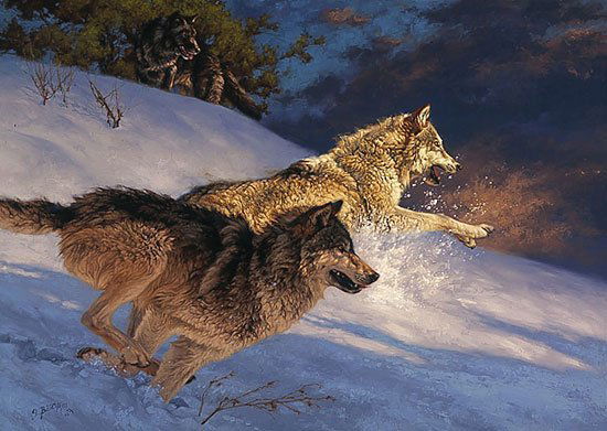 Greg Beecham - BUSTIN´ THROUGH: Greg Beecham - Bustin´ Through - Limited Edition Print - Imaage Size: 23"W X 16 5/8"H. - Edition Size:750 - Published From The Artist'S Original Work. - "I'M Growing Increasingly Involved With Color