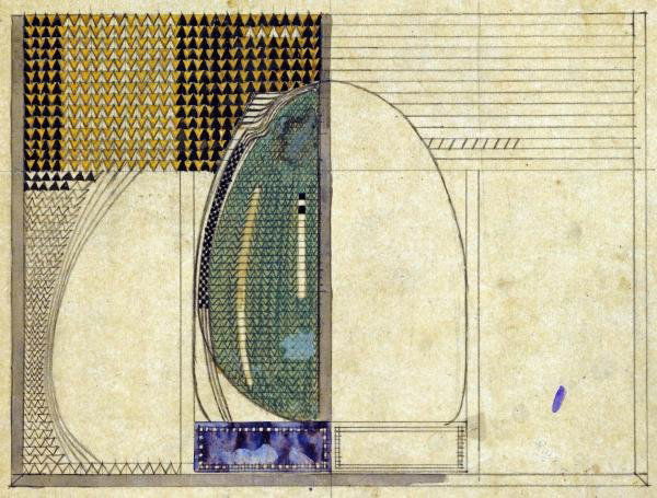 CHARLES RENNIE MACKINTOSH - DESIGN, 1916 FOR W.J: Charles Rennie Mackintosh - Design, 1916 For W.J Bassett-Lowke Esq - Giclée On Canvas - 44 X 33 3/8 In. A Giclée Print Is The Highest Quality Print Available Today. Because There Is No Visible Dot S