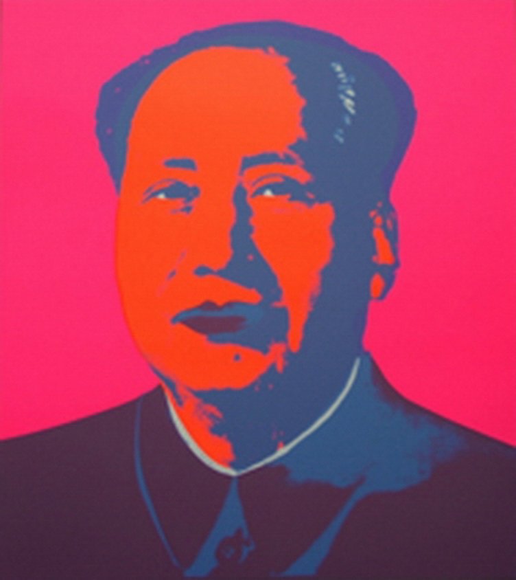 ANDY WARHOL - MAO-HOT PINK - SUNDAY B. MORNING: Mao - Serigraph - By Andy Warhol Sunday B Morning. This Is A Sunday B. Mornings Editions Serigraph That Is Stamped On The Verso In Blue Ink “Published By Sunday B Morning” – “Fill In Your Own 
