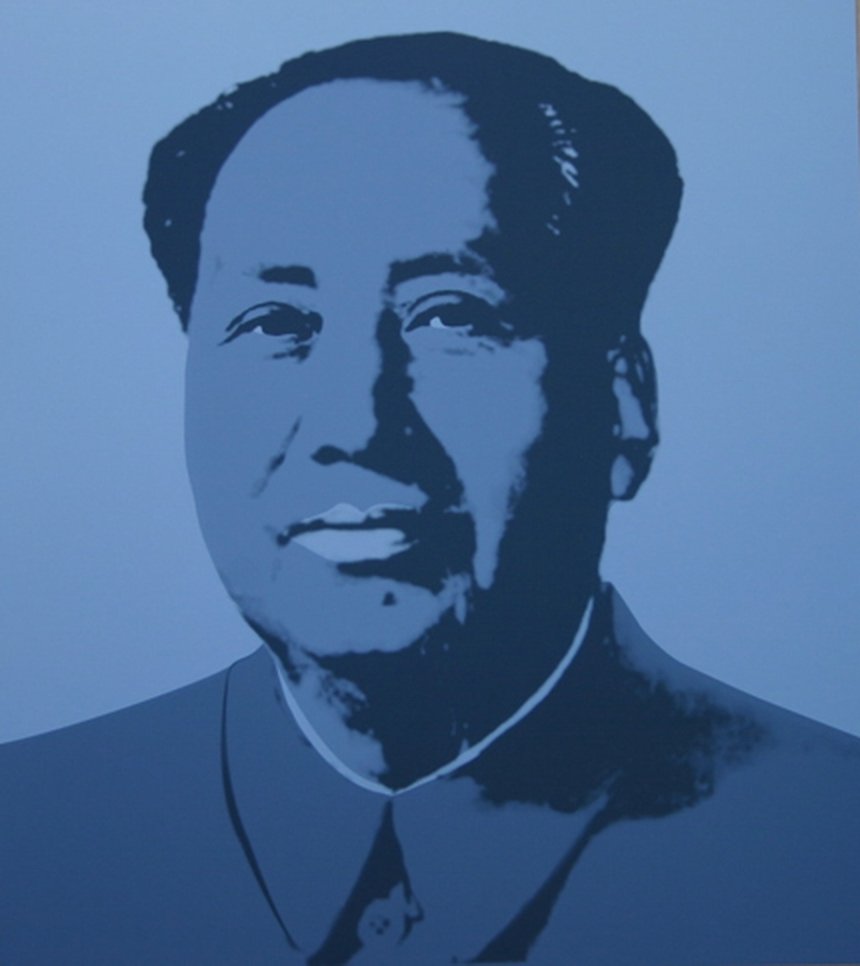ANDY WARHOL - MAO-GREY - SUNDAY B. MORNING: Mao - Serigraph - By Andy Warhol Sunday B Morning. This Is A Sunday B. Mornings Editions Serigraph That Is Stamped On The Verso In Blue Ink “Published By Sunday B Morning” – “Fill In Your Own 